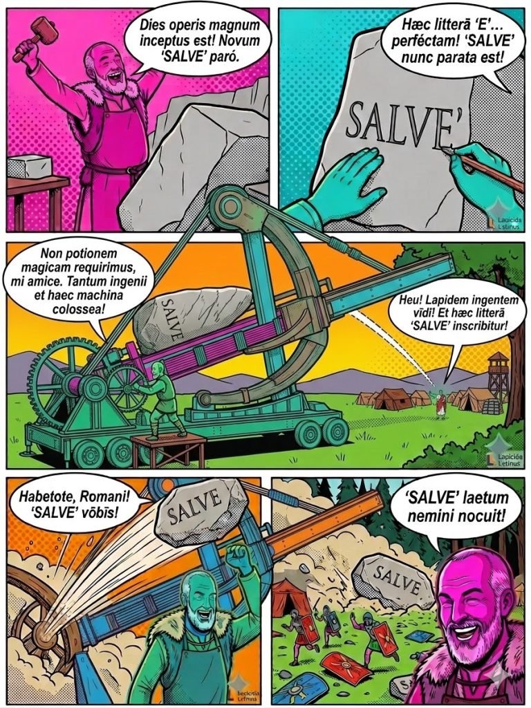 Mit den Lapicida-Module für den Lateinunterricht brauchst du keine Hinkelsteine werfen
