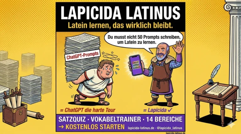 KI Latein lernen — Was ChatGPT kann und was nicht