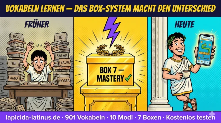 Latein Vokabeln lernen — So funktioniert der Vokabeltrainer (10 Modi)