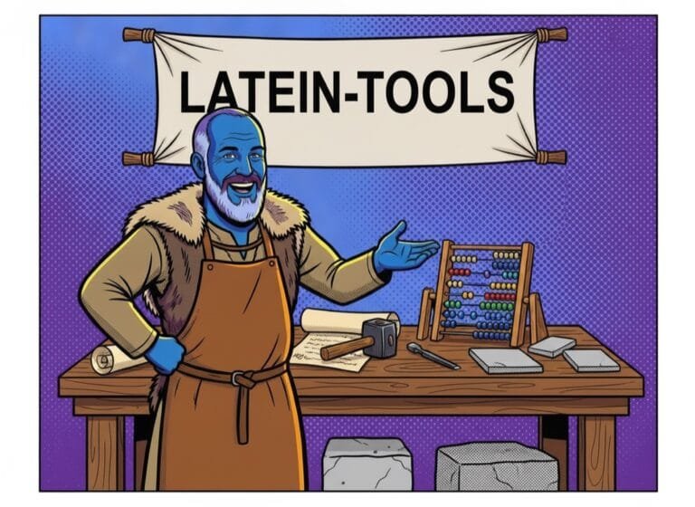 Latein-Tools: Deklinator, Konjugator, Roemische Zahlen und Spickzettel
