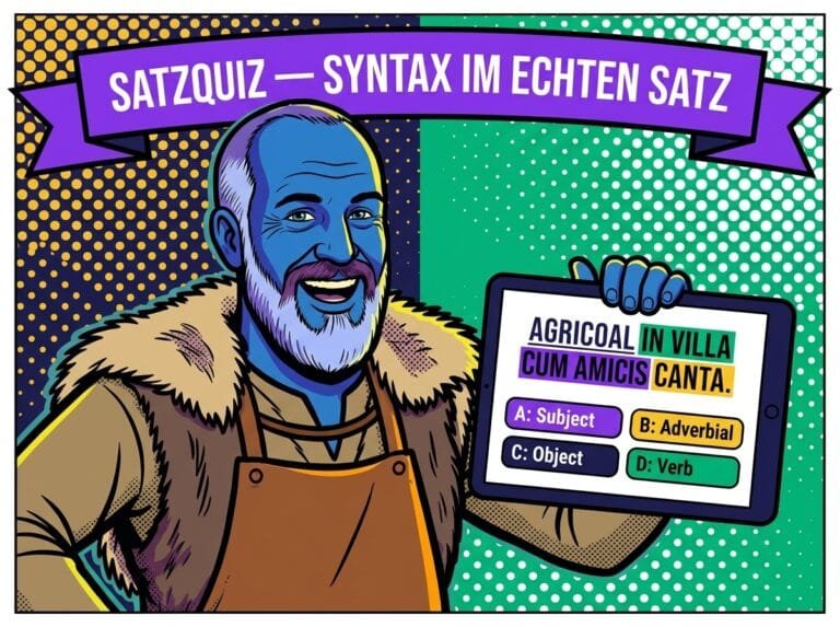 Lapicida Satzquiz – Syntax im echten Satz