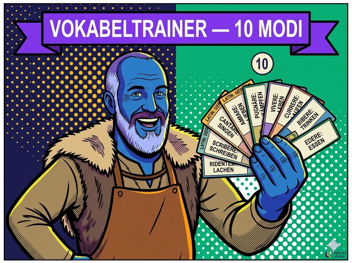 Lapicida Vokabeltrainer – 13 Modi
